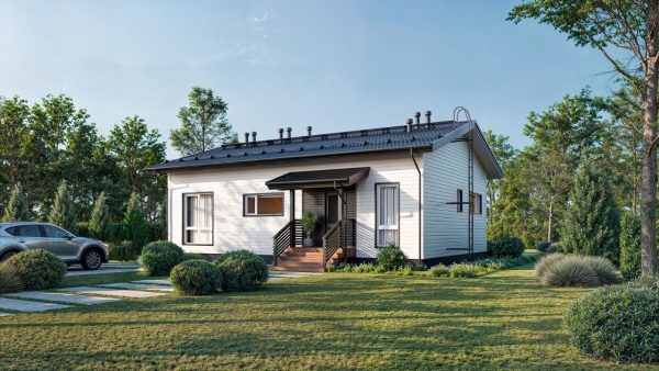 Проект 223 Каркасный дом 12х12,4 Площадь 102м² — изображение 10